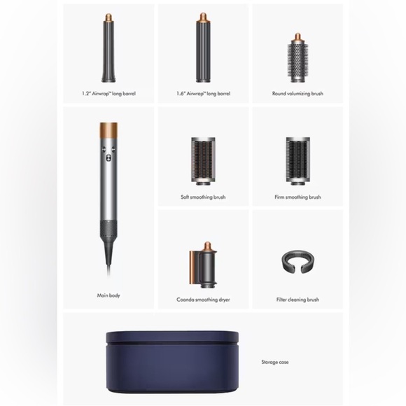 BRAND NEW Dyson Airwrap (Complete/Long Nickel & Copper) BONUS WIDE
TOOTH COMB - Picture 8 of 8